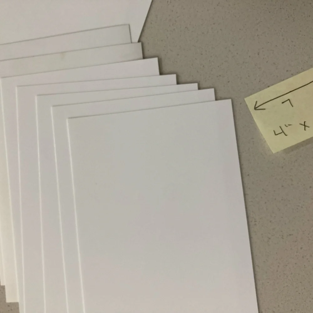 HP product set of photo paper and envelopes
